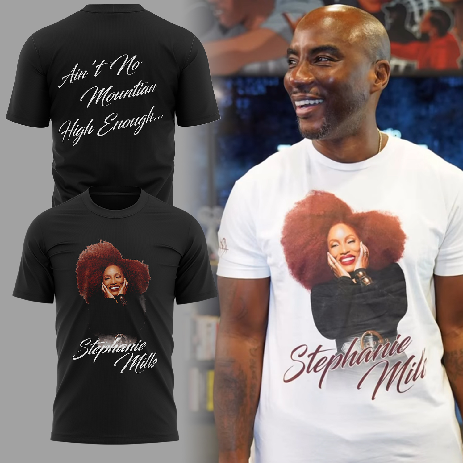 Stephanie Mills 2025 Limited Edition T-shirt - Black Stephanie Mills 2025 Limited Edition T-shirt - Black