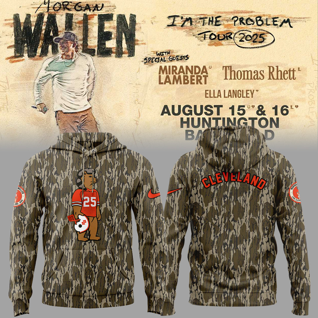 Limited Edition Morgan Wallen Live in Cleveland Hoodie Limited Edition Morgan Wallen Live in Cleveland Hoodie
