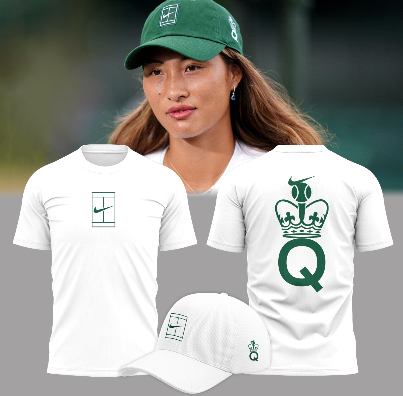 Zheng Qinwen New Logo Special Tee - White Zheng Qinwen New Logo Special Tee - White