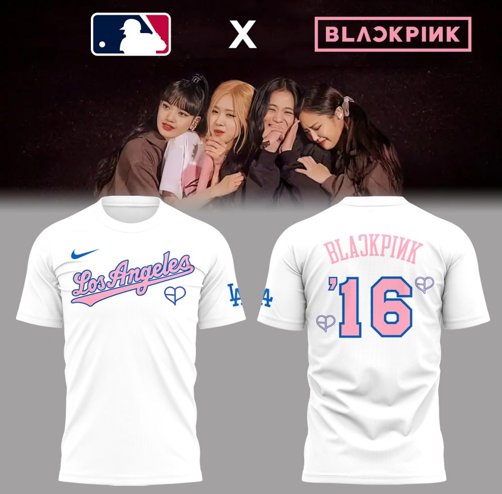 Los Angeles Dodgers x BlackPink Tour 2025 Limited Edition Shirt