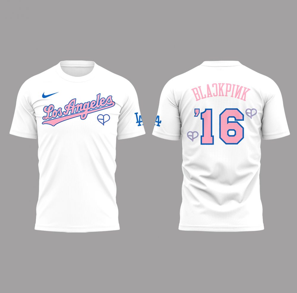 Los Angeles Dodgers x BlackPink Tour 2025 Limited Edition Shirt - Image 2