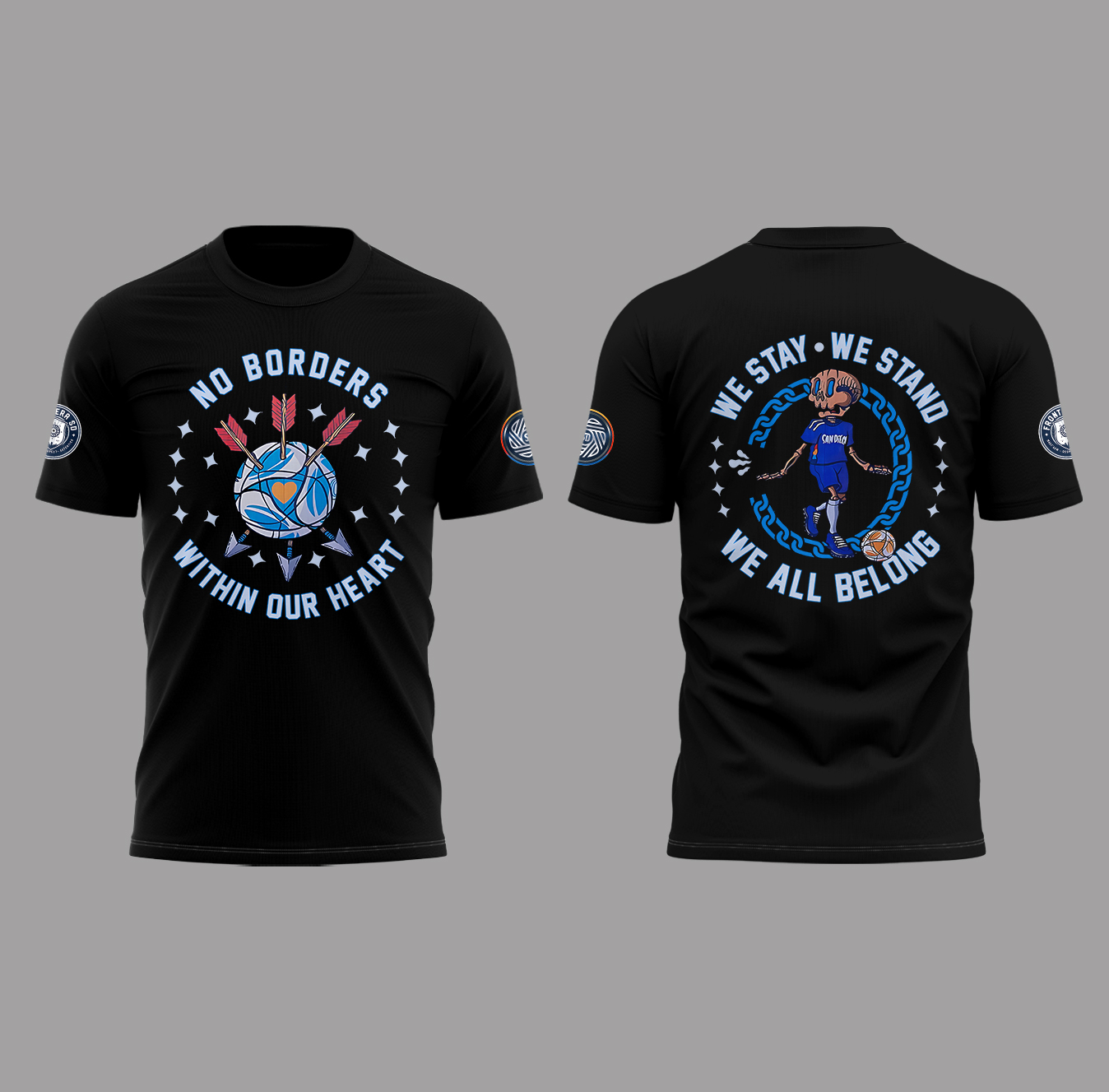 San Diego FC We Stay We Stand We All Belong Black Shirt San Diego FC We Stay We Stand We All Belong Black Shirt