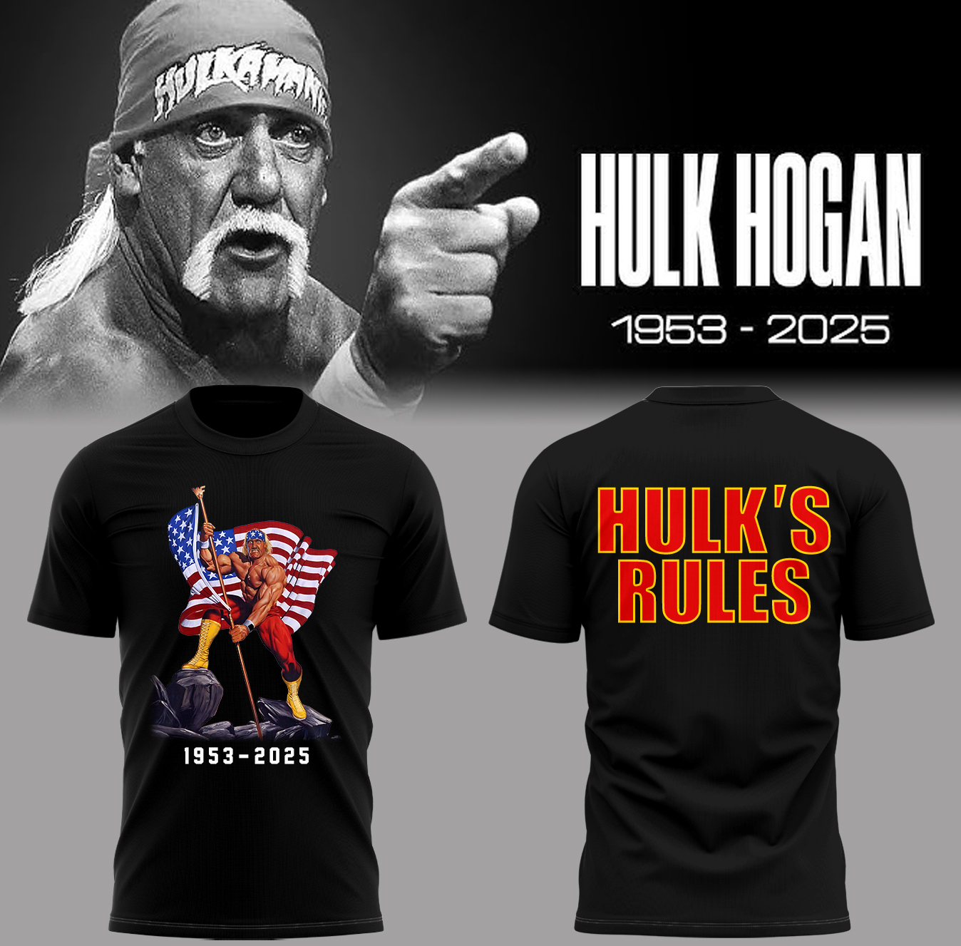 Hulk Hogan "Hulk's Rules" Special Tee Hulk Hogan "Hulk's Rules" Special Tee