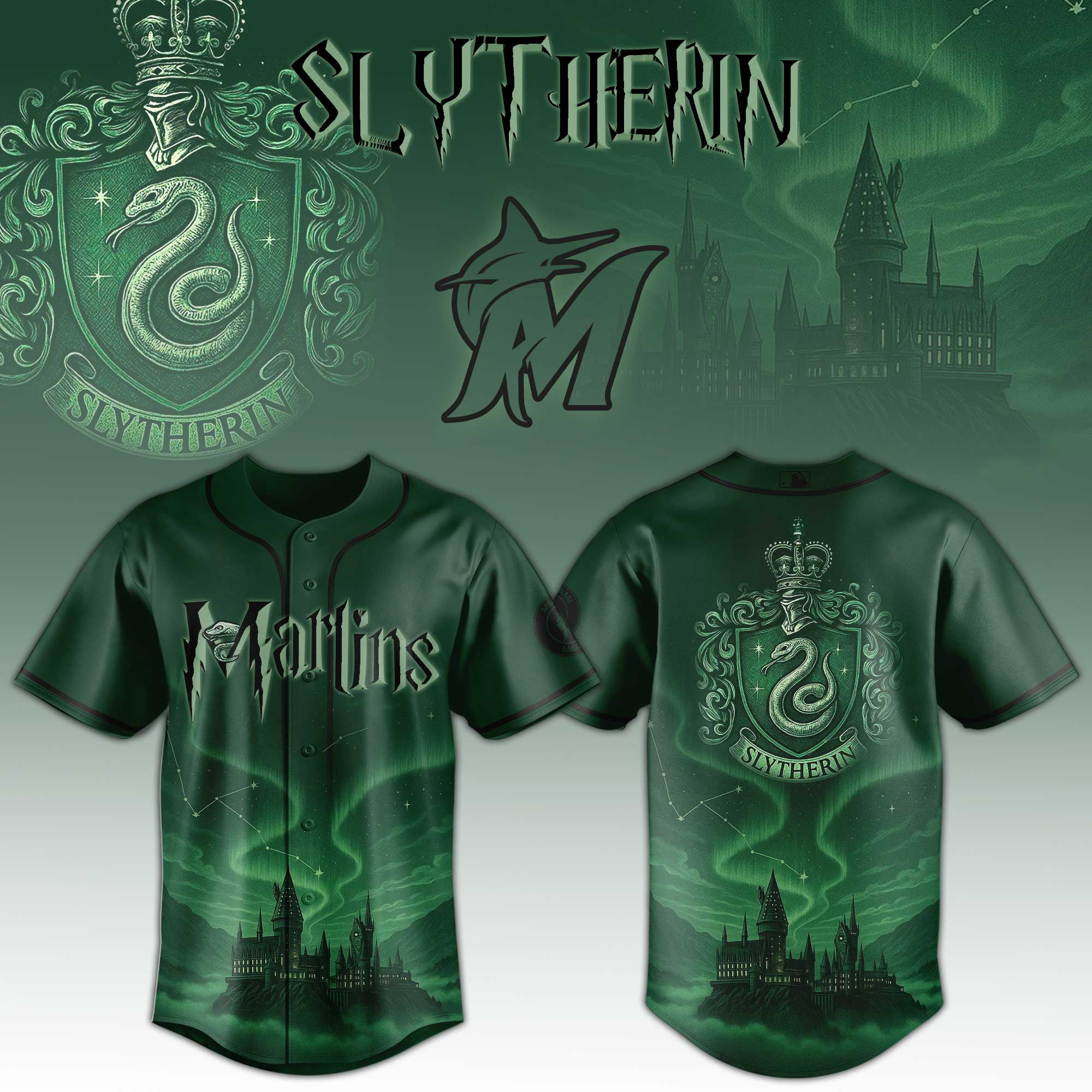Miami Marlins x Harry Potter Limited Edition Jersey Miami Marlins x Harry Potter Limited Edition Jersey