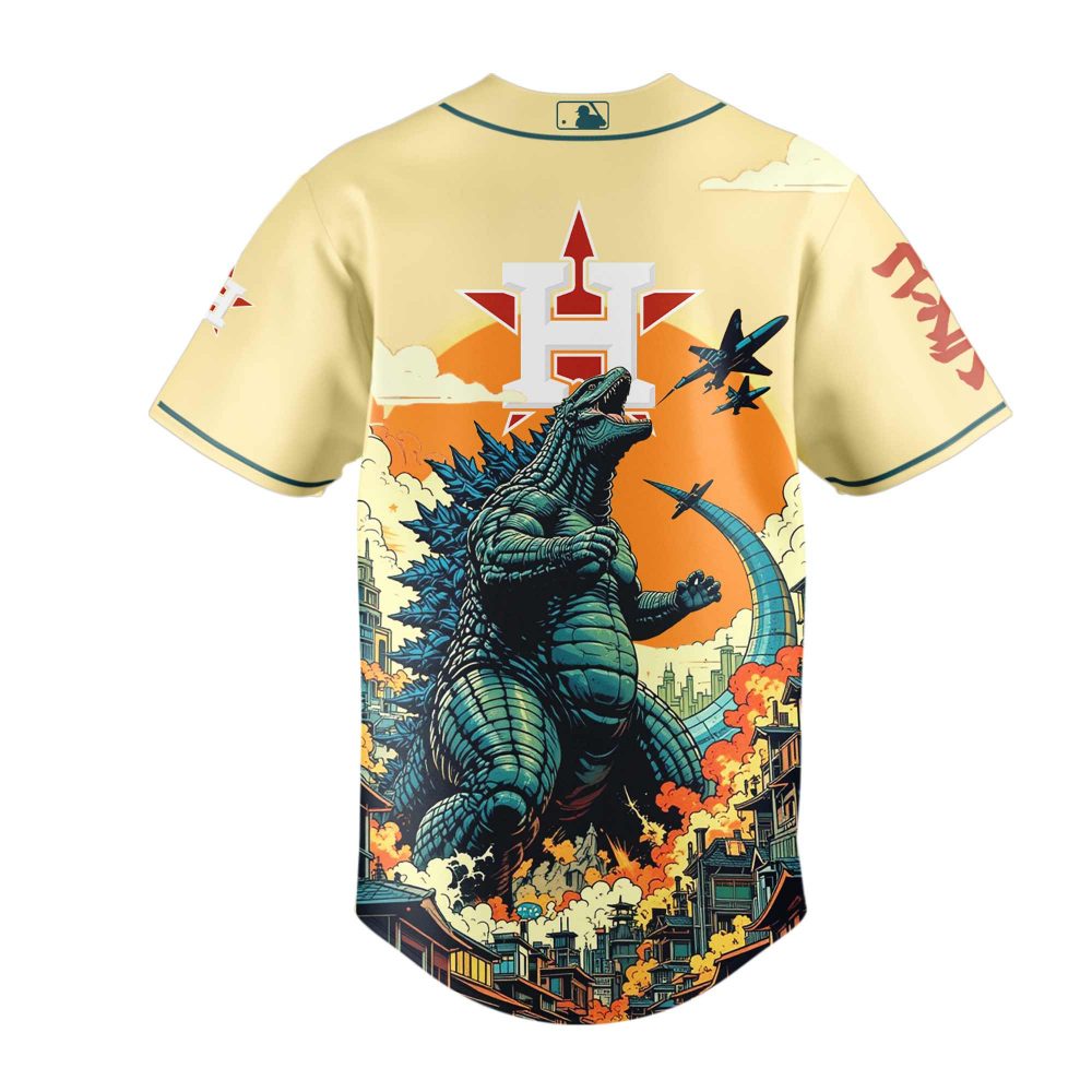 Houston Astros Special Godzilla Limited Edition Jersey - Image 3