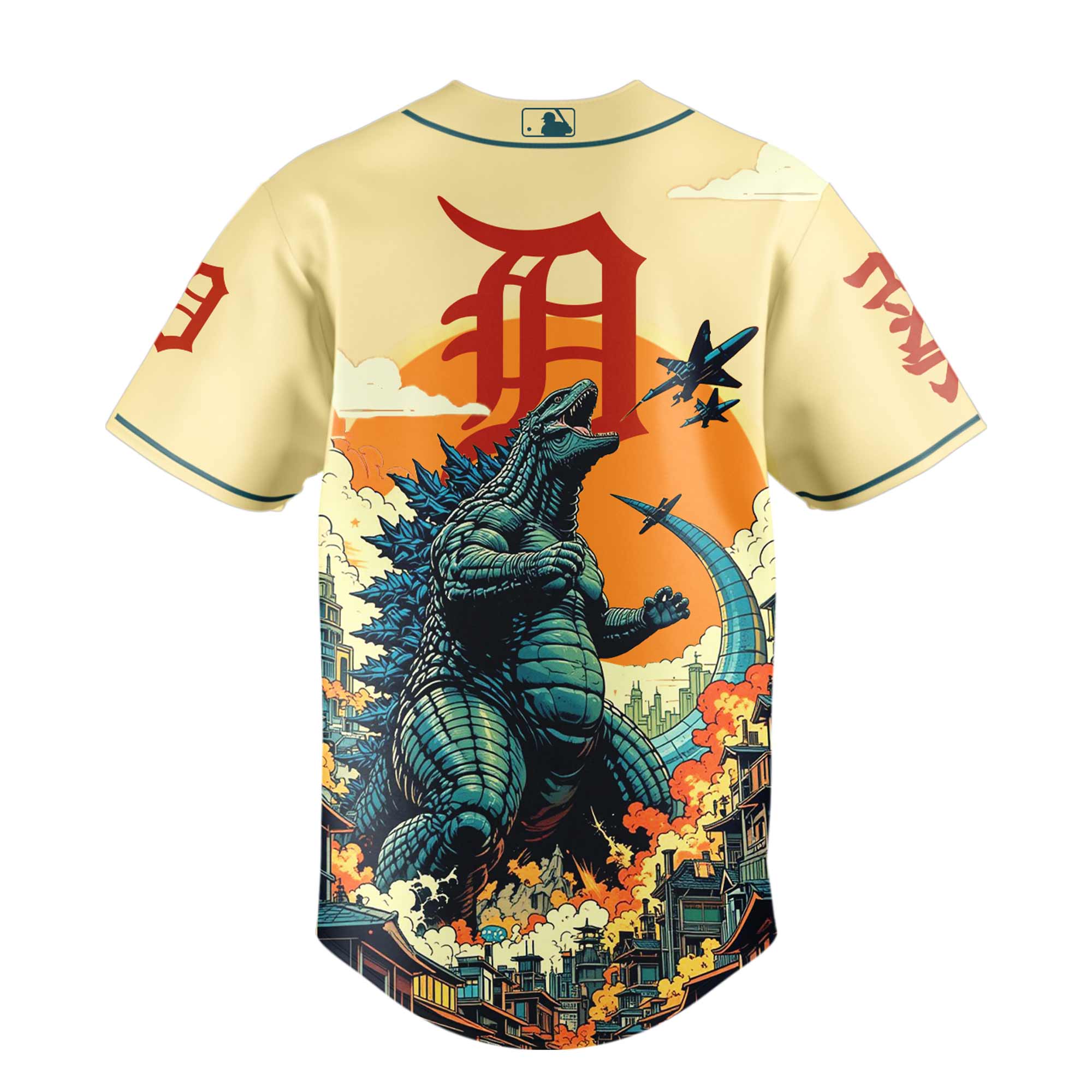 Detroit Tigers Special Godzilla Limited Edition Jersey Detroit Tigers Special Godzilla Limited Edition Jersey