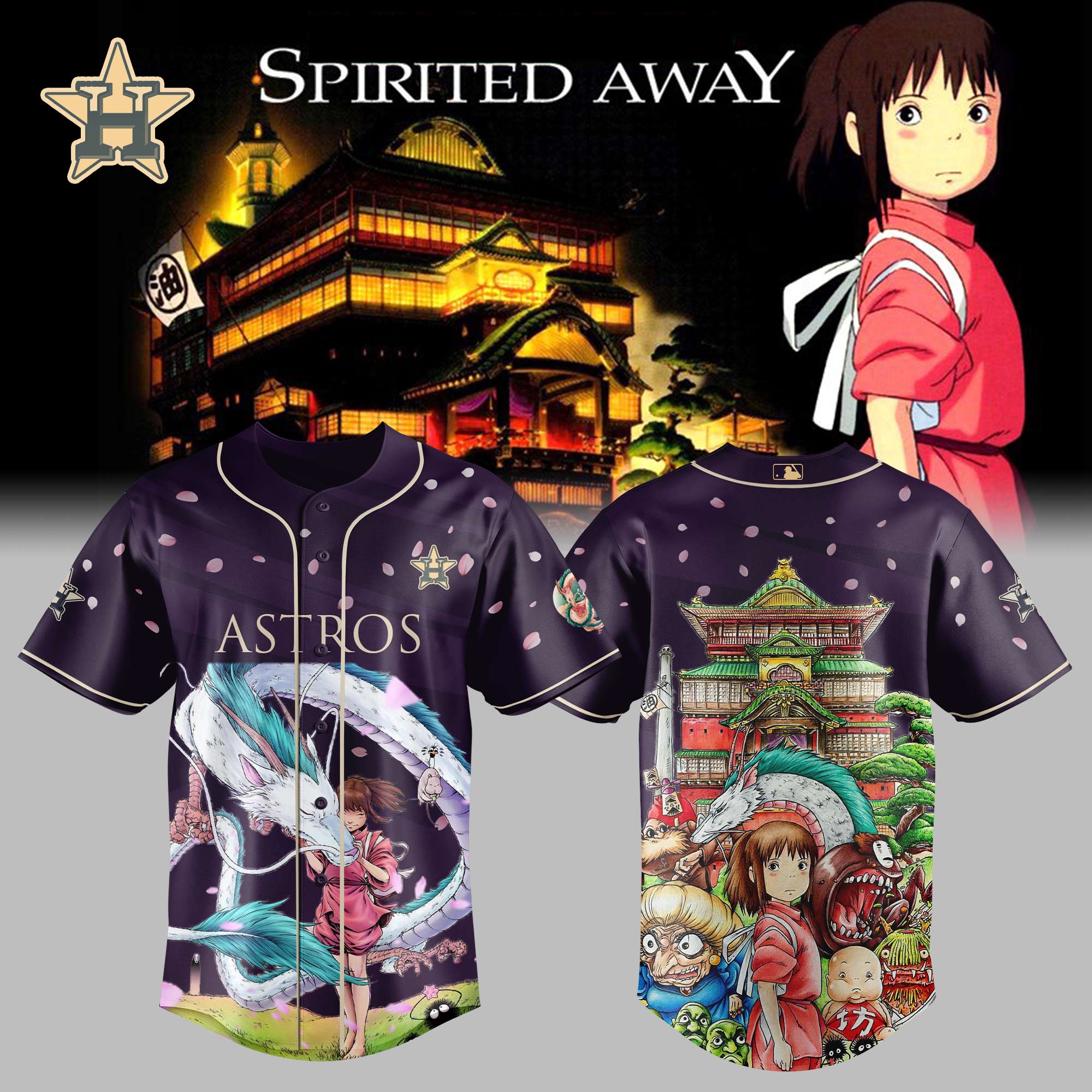 Houston Astros x Spirited Away Special Edition Jersey Houston Astros x Spirited Away Special Edition Jersey