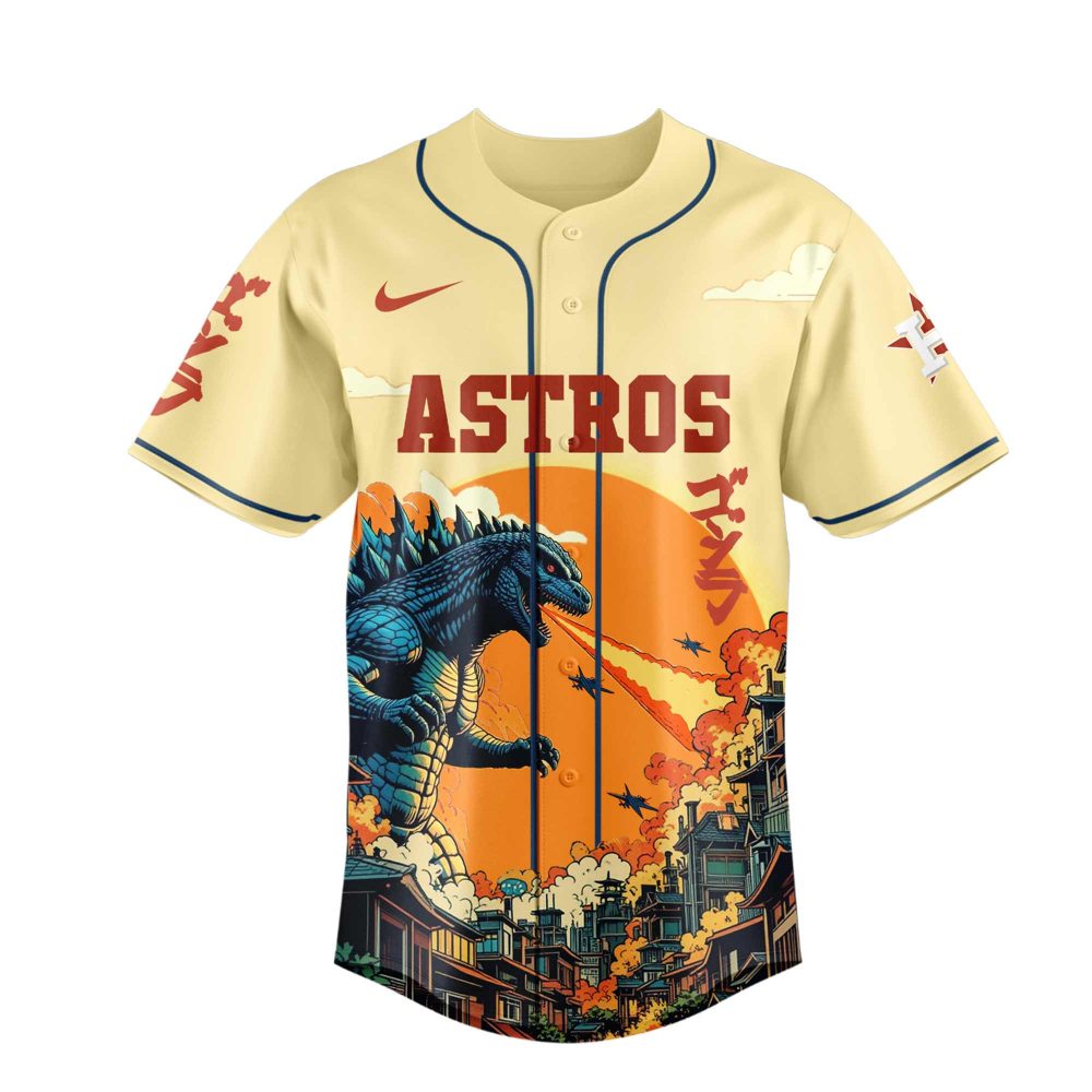 Houston Astros Special Godzilla Limited Edition Jersey - Image 2
