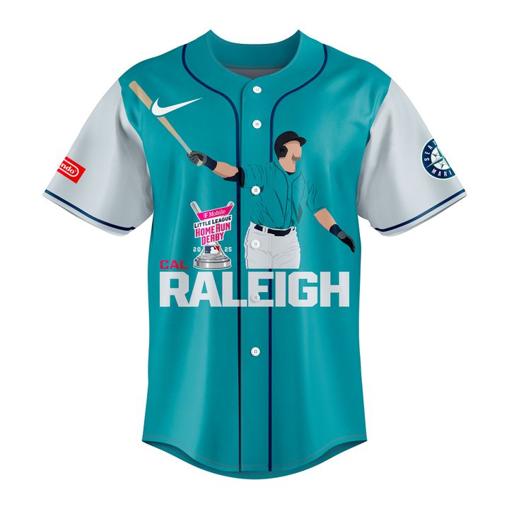 Cal Raleigh - MLB Home Run Derby 2025 Baseball Jersey Cal Raleigh - MLB Home Run Derby 2025 Baseball Jersey
