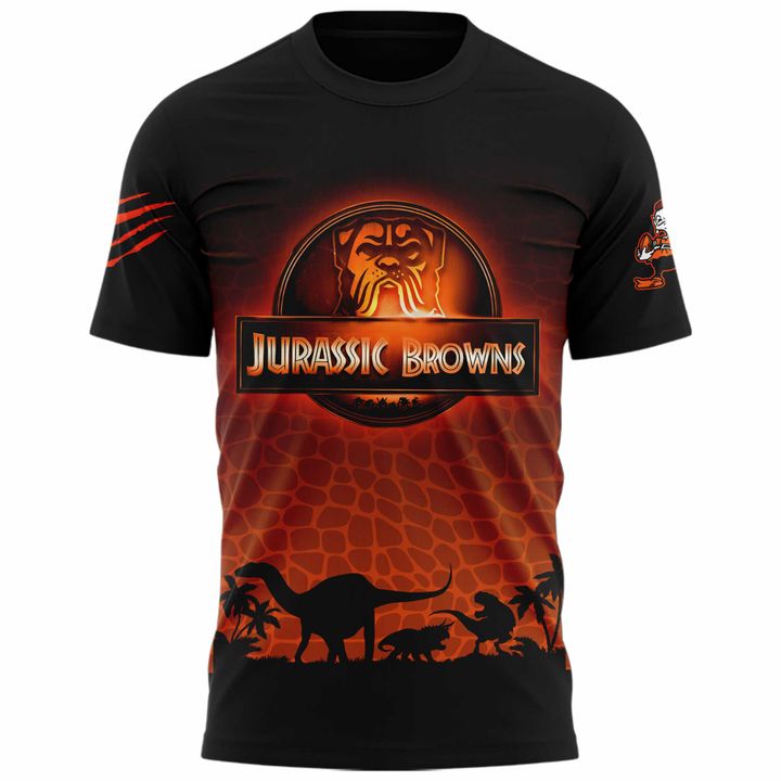 Cleveland Browns Jurassic Park 2025 T-Shirt Cleveland Browns Jurassic Park 2025 T-Shirt