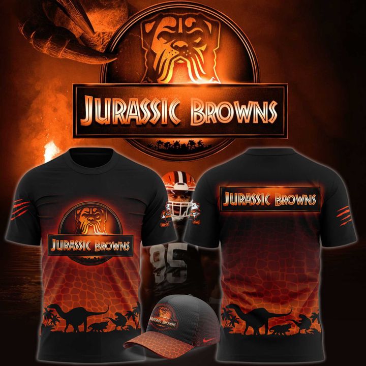 Cleveland Browns Jurassic Park 2025 T-Shirt Cleveland Browns Jurassic Park 2025 T-Shirt
