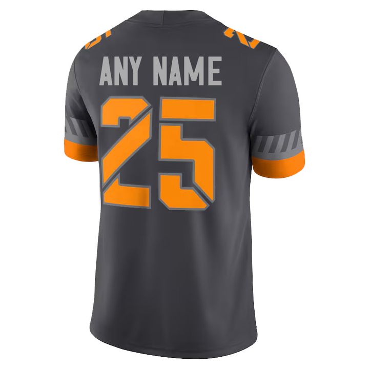 Tennessee Volunteers A Smokey Grey Football Jersey Tennessee Volunteers A Smokey Grey Football Jersey