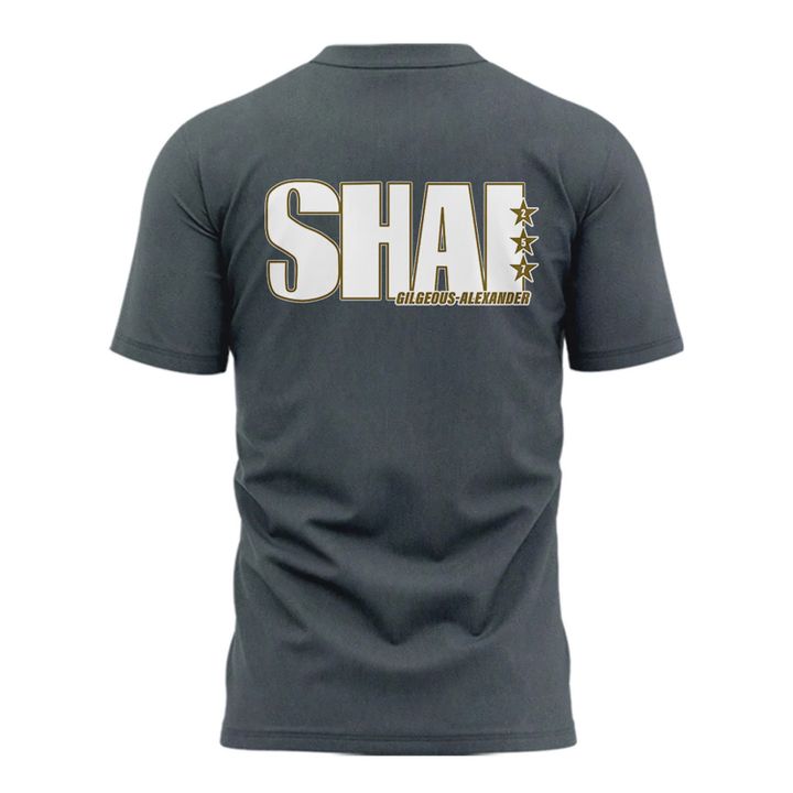 Oklahoma City Thunder SLAM Gilgeous-Alexander Gray Tee Oklahoma City Thunder SLAM Gilgeous-Alexander Gray Tee
