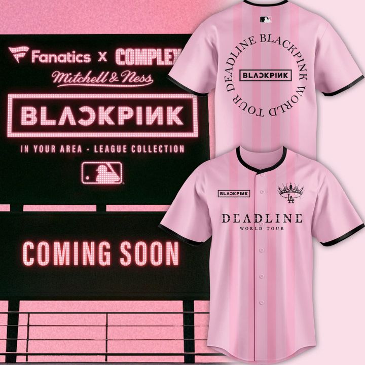 LA Dodgers x Blackpink World 25 Tour Special Edition Jersey LA Dodgers x Blackpink World 25 Tour Special Edition Jersey