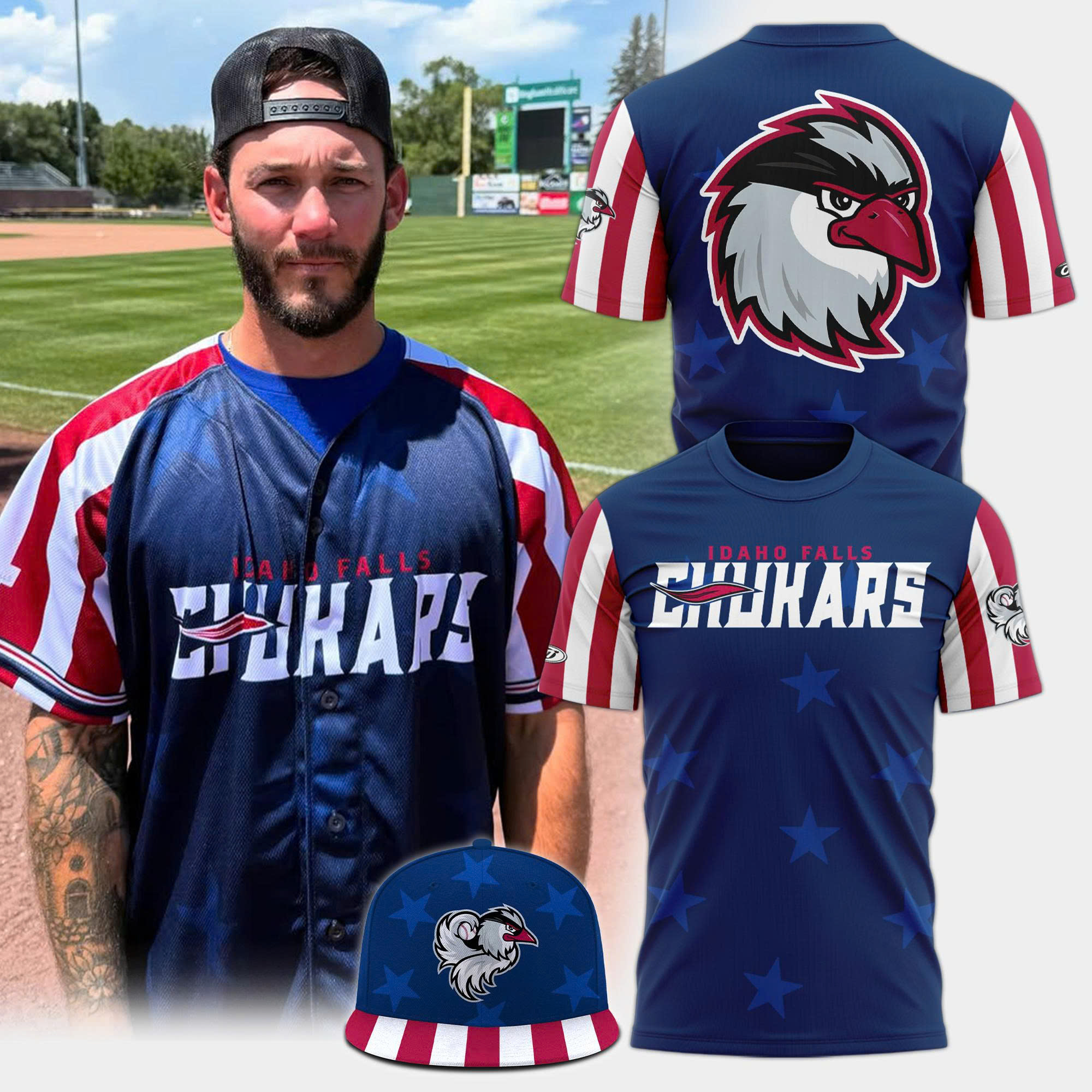 Idaho Falls Chukars Independence Day 2025 Tee Idaho Falls Chukars Independence Day 2025 Tee