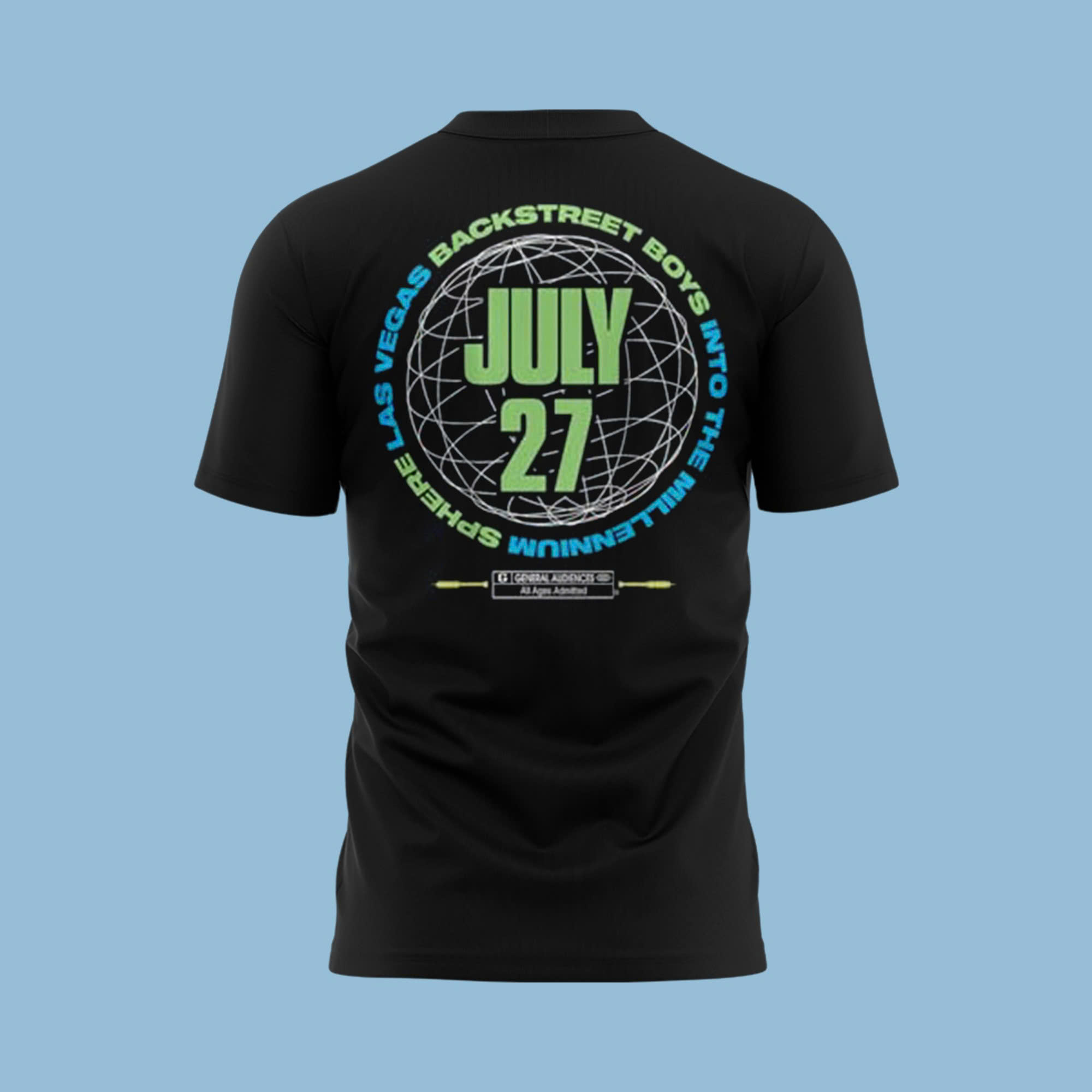 The Backstreet Boys x Las Vegas Residency July 27 T-Shirt The Backstreet Boys x Las Vegas Residency July 27 T-Shirt