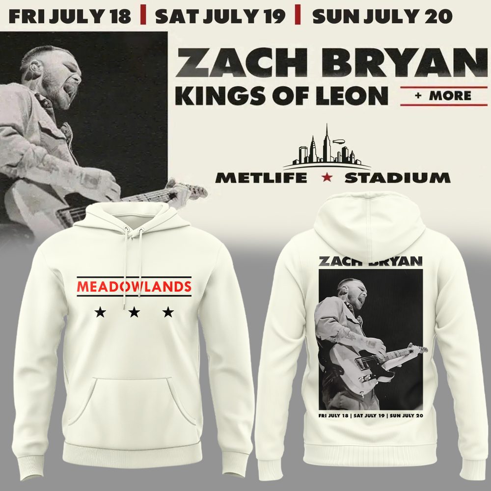 Zach Bryan Meadowlands Limited Edition Hoodie Set 2025