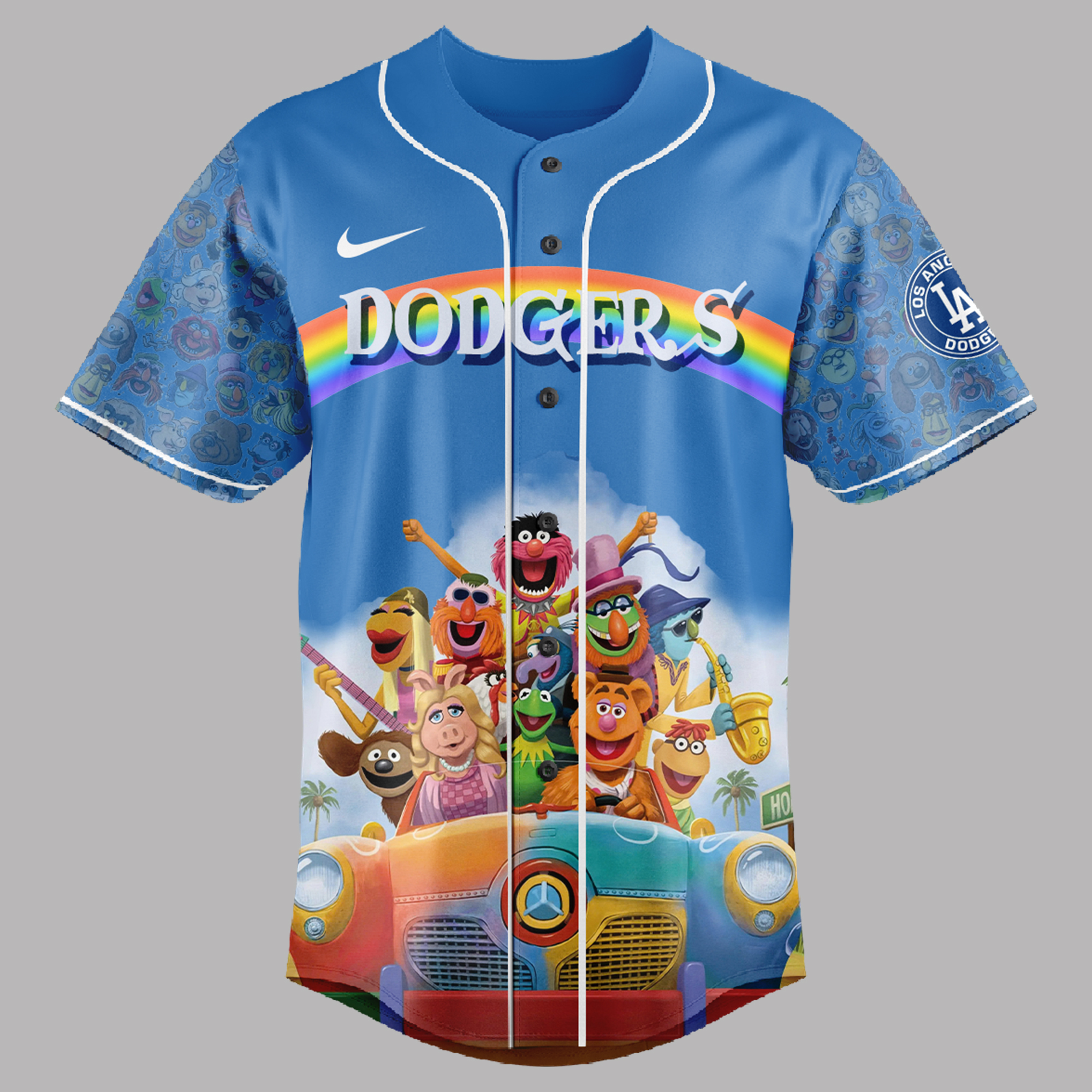 Los Angeles Dodgers x The Muppets Exclusive Design Jersey Los Angeles Dodgers x The Muppets Exclusive Design Jersey