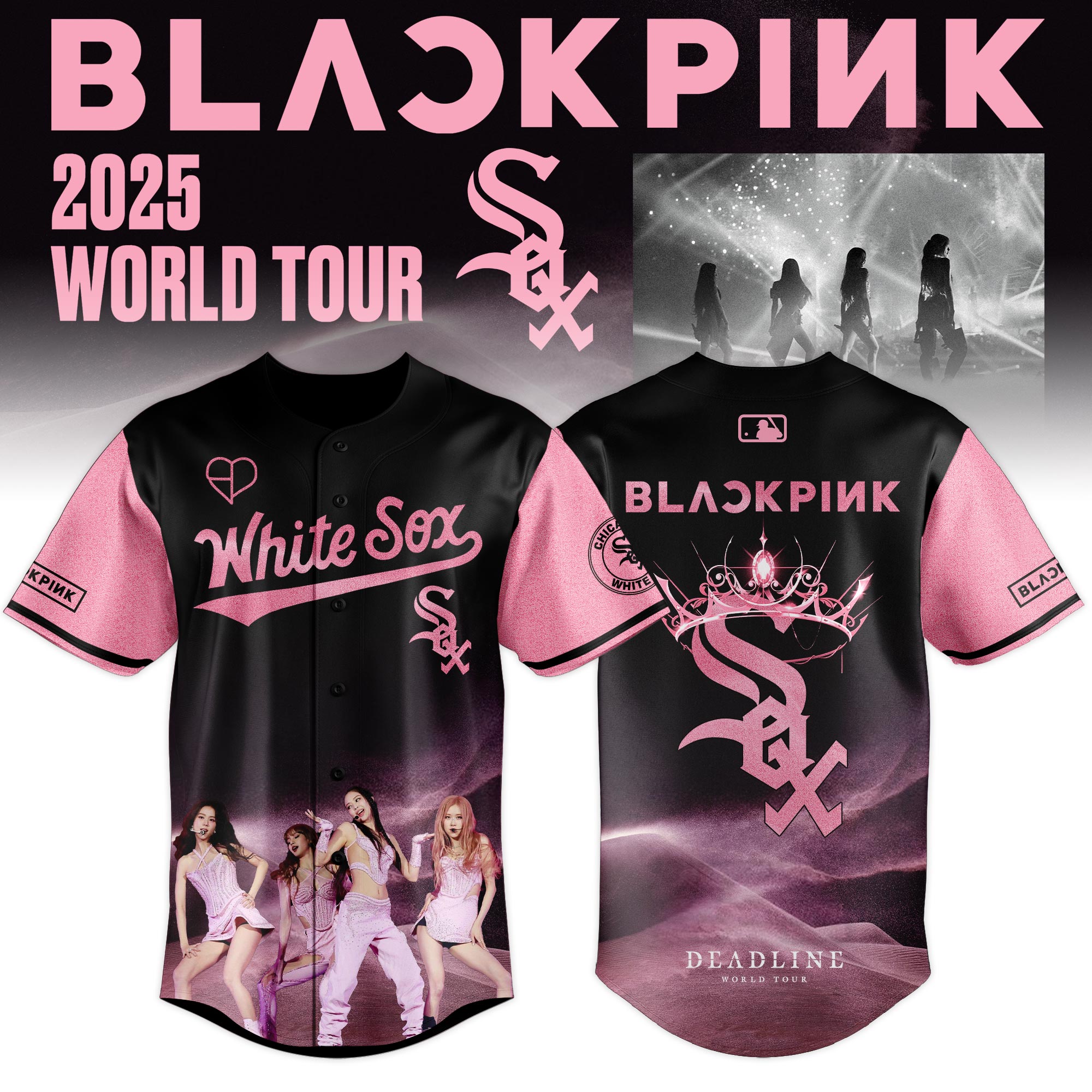 Chicago White Sox x BLACKPINK 2025 World Tour Limited Edition Jersey Chicago White Sox x BLACKPINK 2025 World Tour Limited Edition Jersey