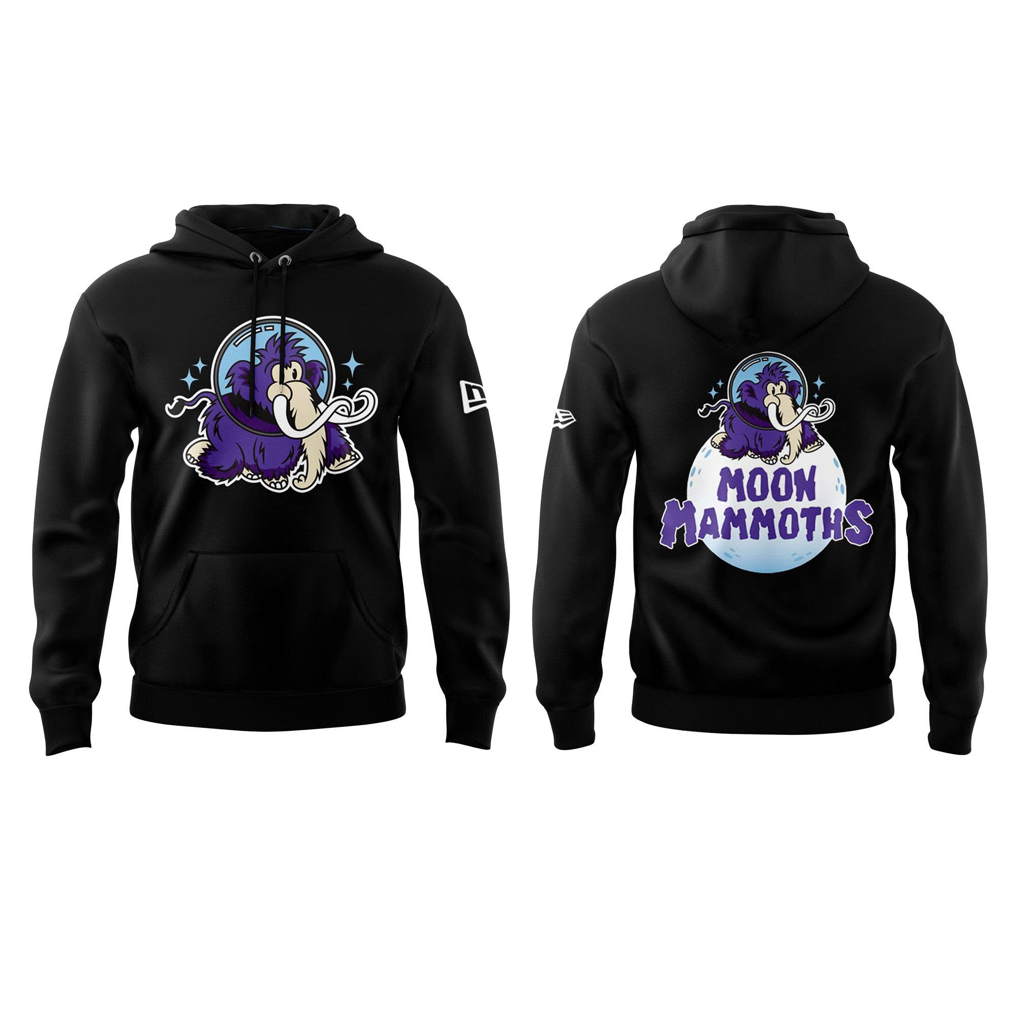 Erie SeaWolves MiLB Moon Mammoths Hoodie Erie SeaWolves MiLB Moon Mammoths Hoodie