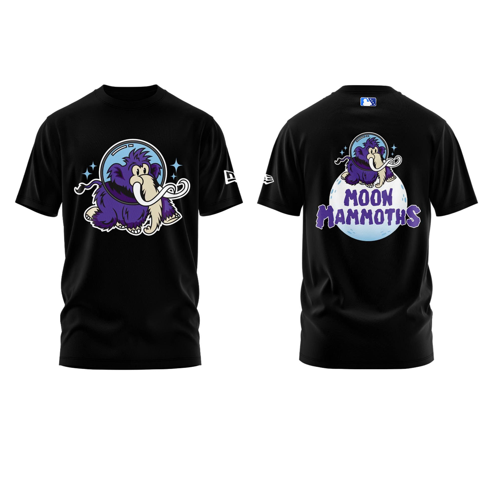 Erie SeaWolves MiLB Moon Mammoths T-shirt Erie SeaWolves MiLB Moon Mammoths T-shirt