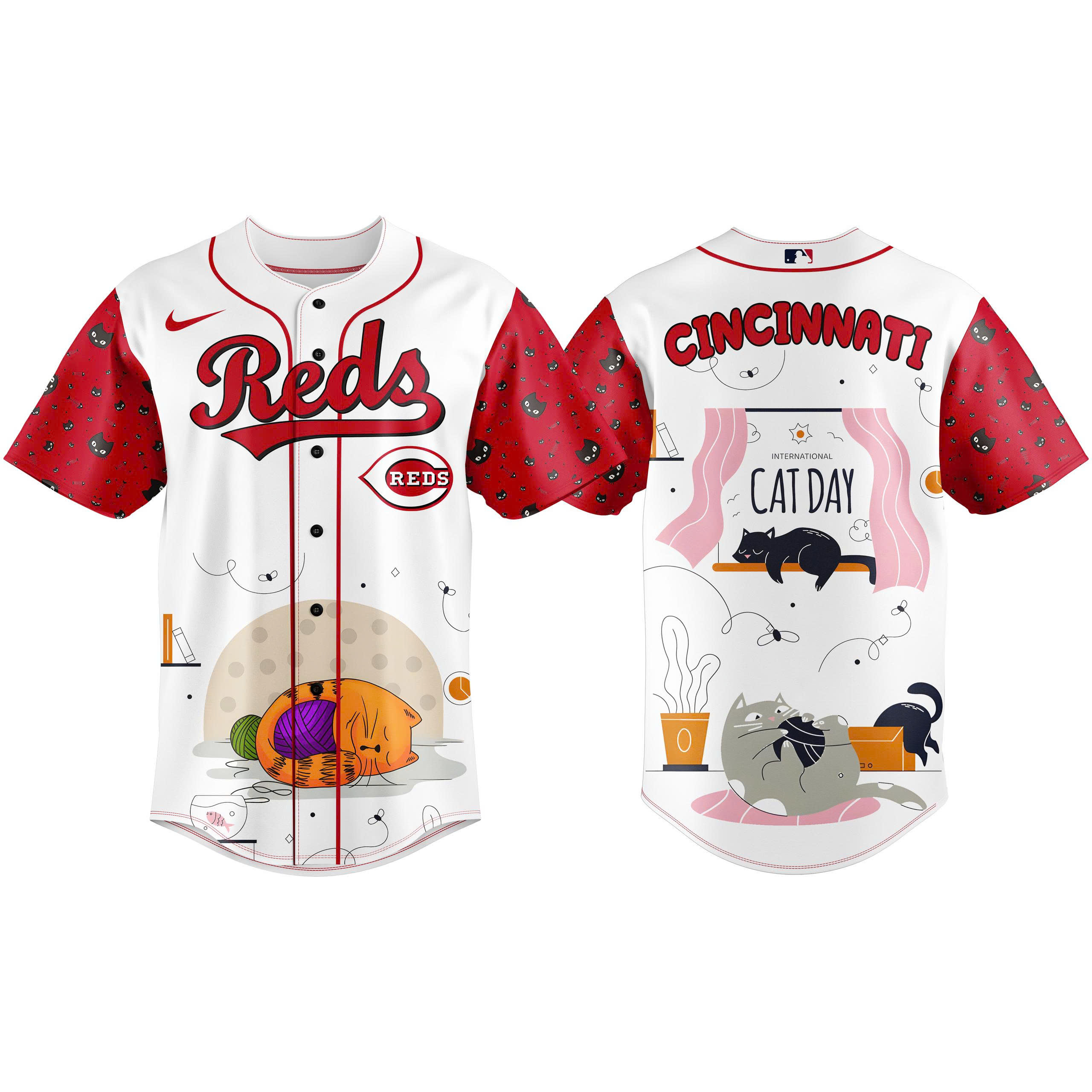 Boston Red Sox x Cat Day 2025 Special Edition Baseball Jersey Boston Red Sox x Cat Day 2025 Special Edition Baseball Jersey