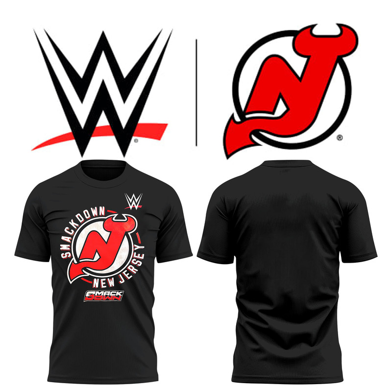 New Jersey Devils x WWE Smackdown 2025 Limited Shirt New Jersey Devils x WWE Smackdown 2025 Limited Shirt