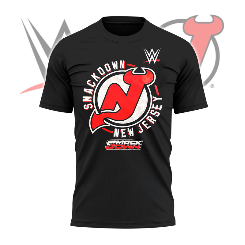 New Jersey Devils x WWE Smackdown 2025 Limited Shirt New Jersey Devils x WWE Smackdown 2025 Limited Shirt