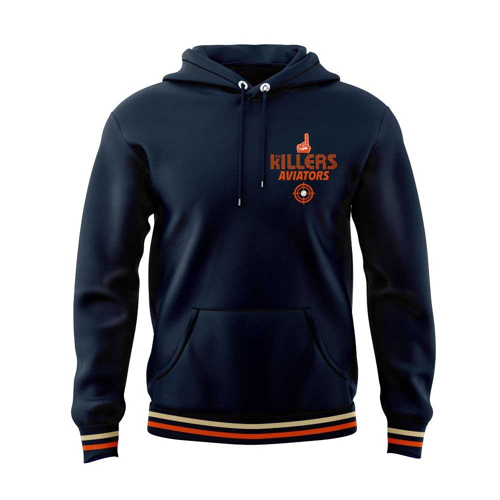 The Killers x Las Vegas Aviators Navy Satin Limited Hoodie Set The Killers x Las Vegas Aviators Navy Satin Limited Hoodie Set