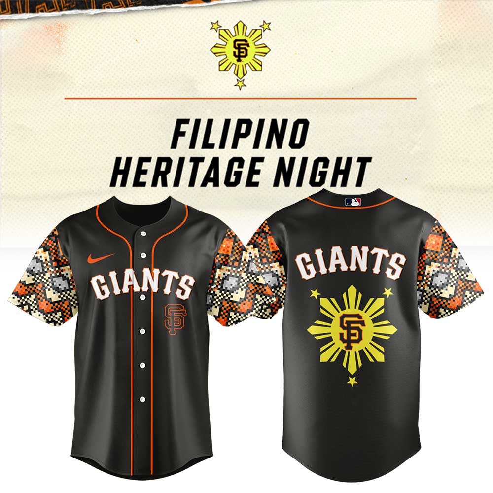 San Francisco Giants Filipino Heritage Night Jersey 2025 San Francisco Giants Filipino Heritage Night Jersey 2025