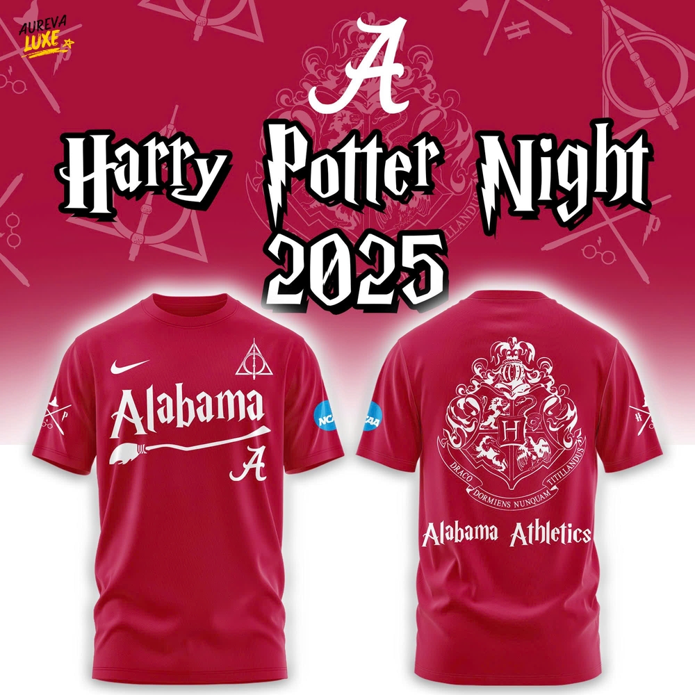 Alabama Crimson Tide x Harry Potter Night 2025 Shirt Alabama Crimson Tide x Harry Potter Night 2025 Shirt