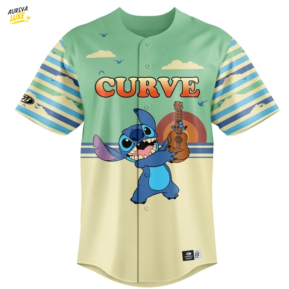 Altoona Curve x Lilo & Stitch Custom Baseball Jersey Altoona Curve x Lilo & Stitch Custom Baseball Jersey