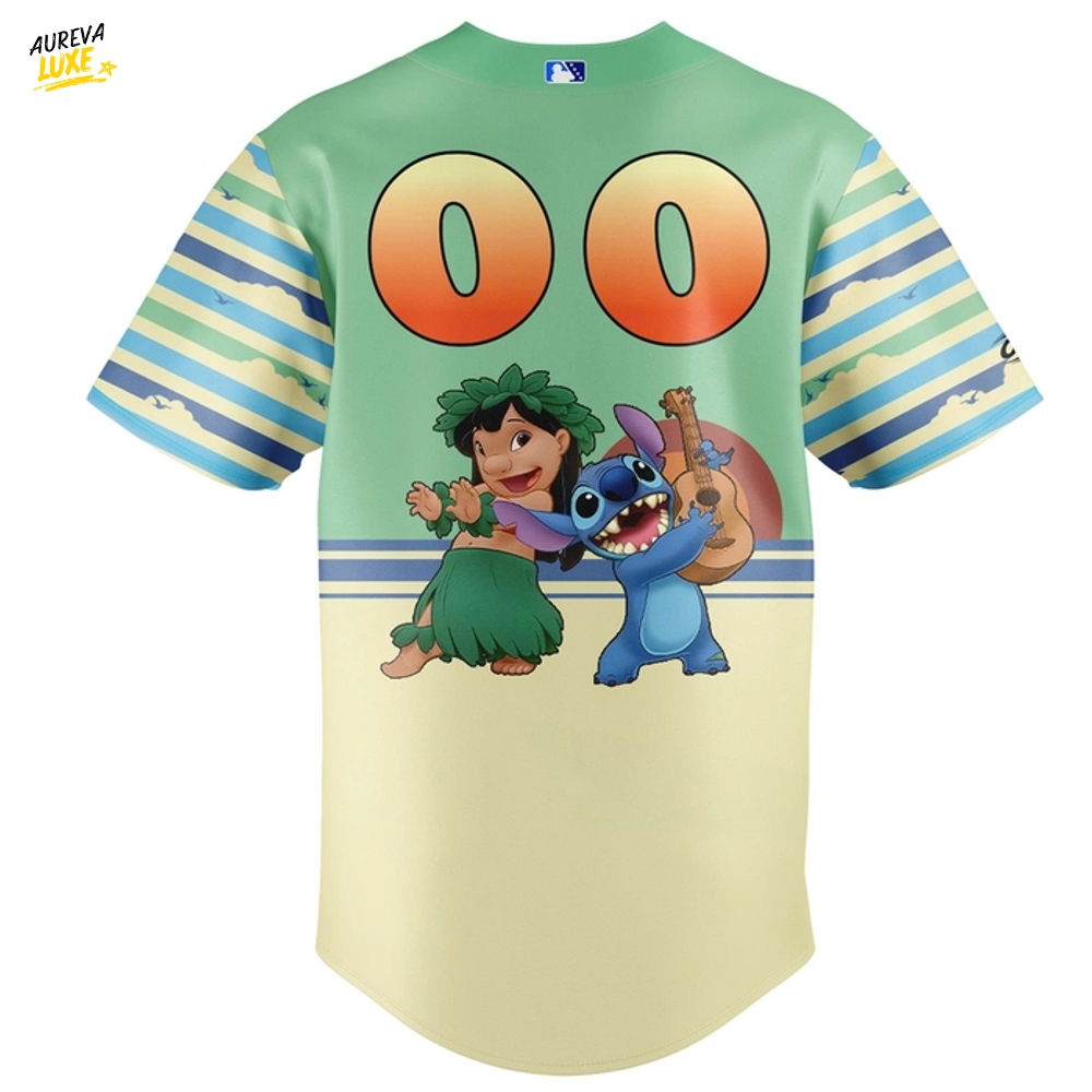Altoona Curve x Lilo & Stitch Custom Baseball Jersey Altoona Curve x Lilo & Stitch Custom Baseball Jersey