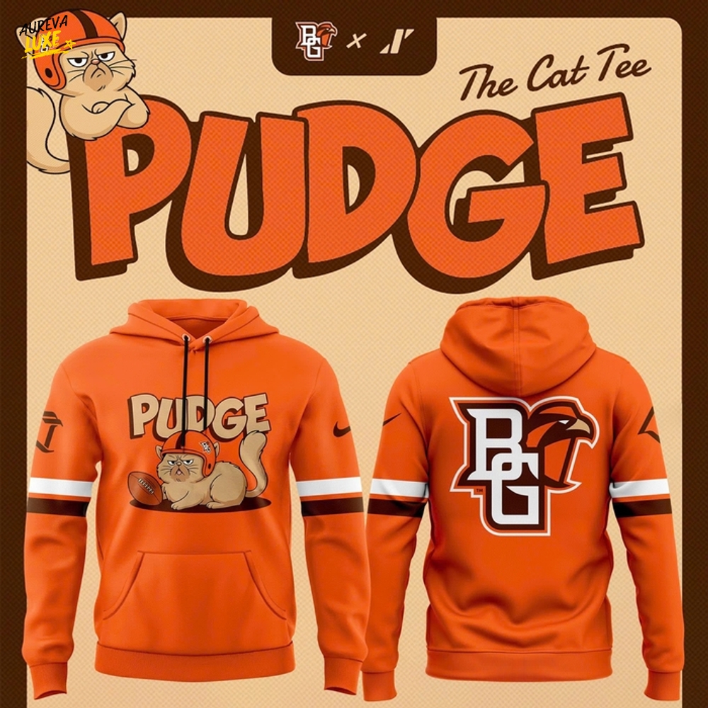 BGSU Football Pudge the Cat Special Hoodie BGSU Football Pudge the Cat Special Hoodie