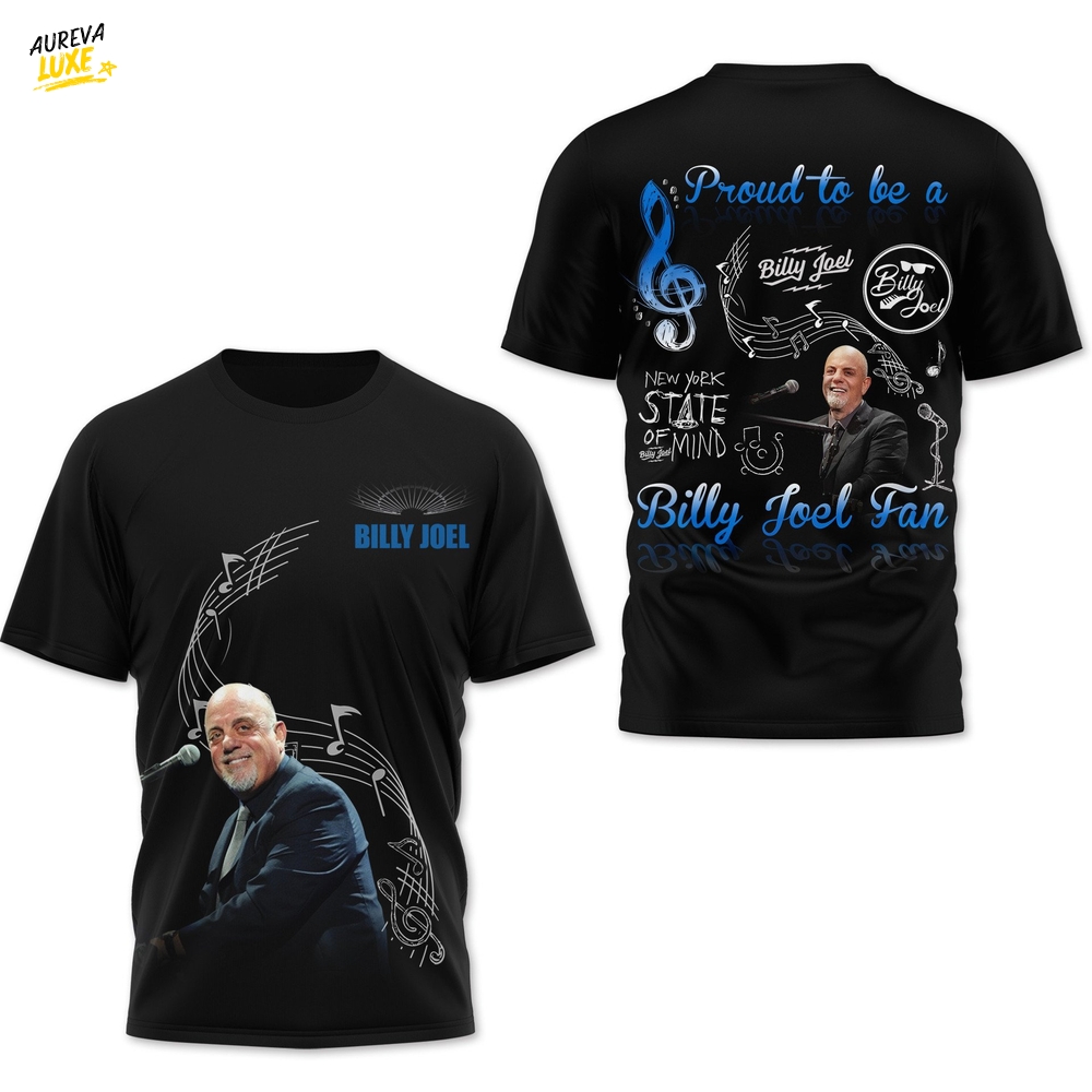 Billy Joel Pround To Be a Fan Premium 2025 Shirt Billy Joel Pround To Be a Fan Premium 2025 Shirt