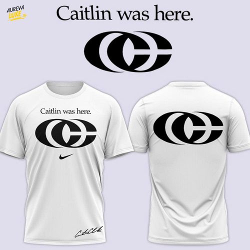Caitlin Clark "Caitlin Was Here" Signature Shirt 2025