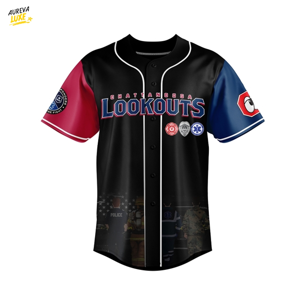 Chattanooga Lookouts First Responders Appreciation Day 2025 Jersey Chattanooga Lookouts First Responders Appreciation Day 2025 Jersey