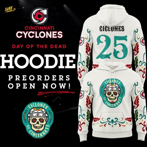 Cincinnati Cyclones x Day Of The Dead Limited Hoodie Set