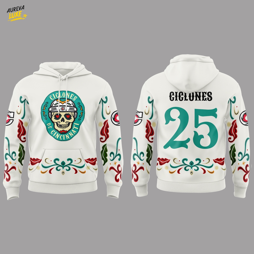 Cincinnati Cyclones x Day Of The Dead Limited Hoodie Set Cincinnati Cyclones x Day Of The Dead Limited Hoodie Set