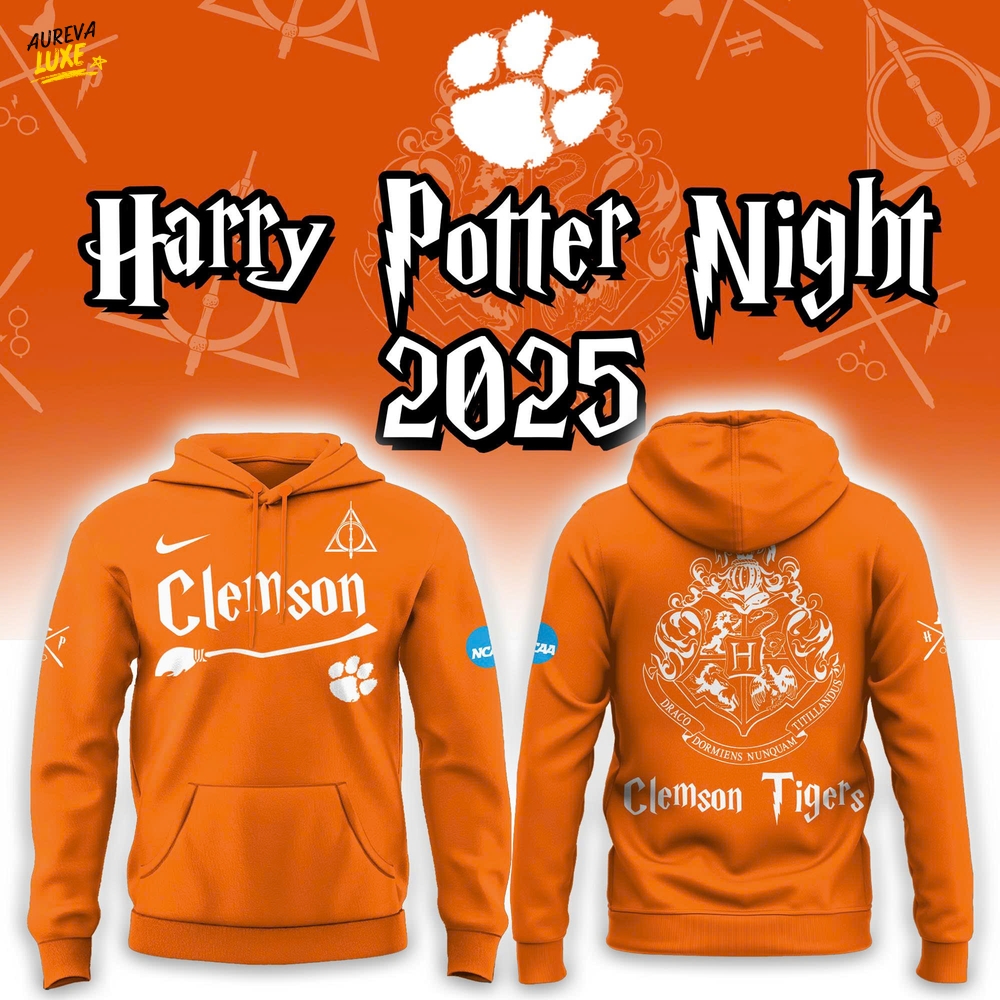Clemson Tigers x Harry Potter Night 2025 Hoodie Set Clemson Tigers x Harry Potter Night 2025 Hoodie Set