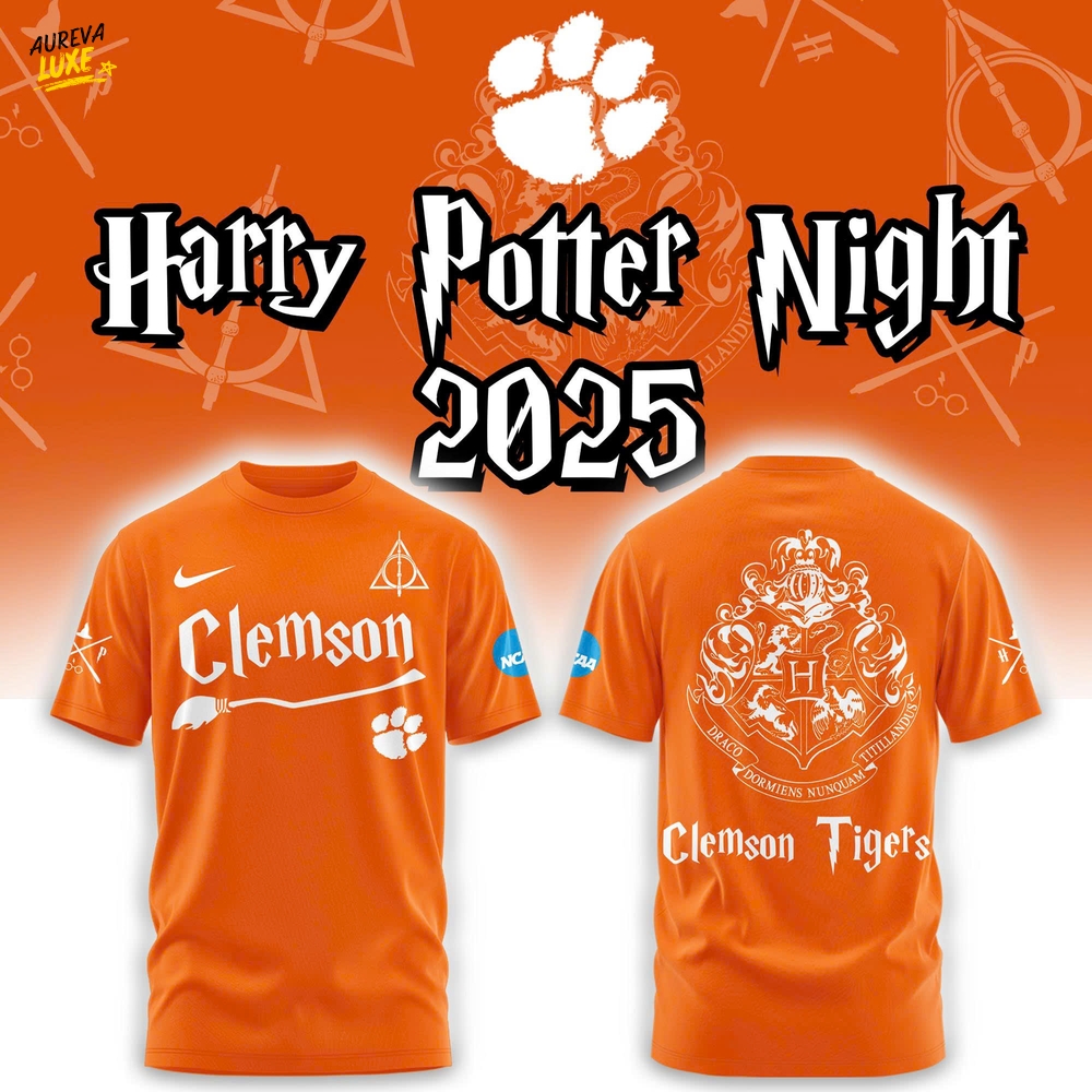 Clemson Tigers x Harry Potter Night 2025 Shirt Clemson Tigers x Harry Potter Night 2025 Shirt