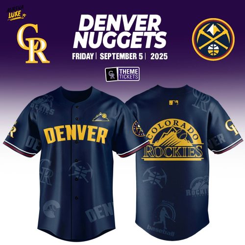 Colorado Rockies x Denver Nuggets Night 2025 Limited Edition Jersey