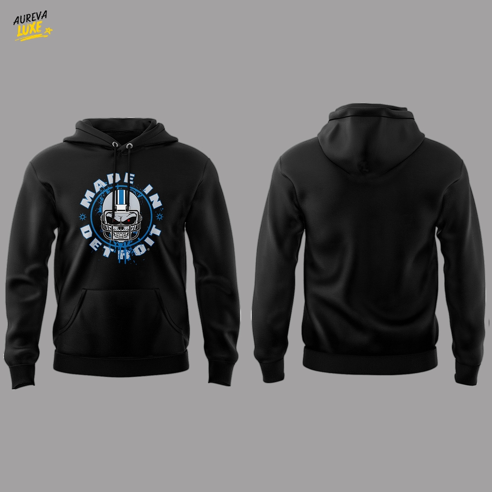 Detroit Lions New 2025 Made In Detroit Hoodie Set Detroit Lions New 2025 Made In Detroit Hoodie Set