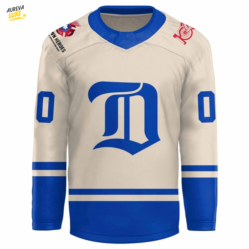 Detroit Red Wings 2025 Hometown Heroes Night Blue Hockey Jersey Detroit Red Wings 2025 Hometown Heroes Night Blue Hockey Jersey