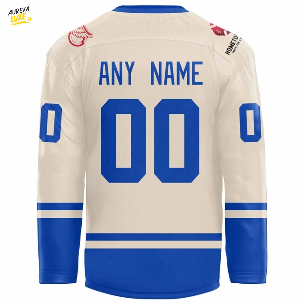 Detroit Red Wings 2025 Hometown Heroes Night Blue Hockey Jersey Detroit Red Wings 2025 Hometown Heroes Night Blue Hockey Jersey