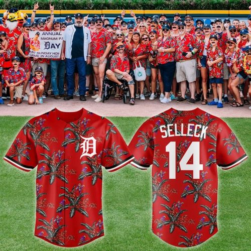 Detroit Tigers 2025 MAGNUM P.I. DAY Tom Selleck Baseball jersey