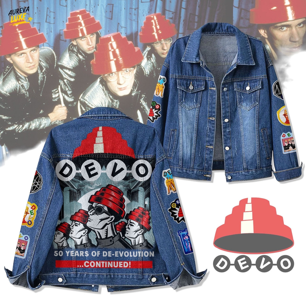 Devo Band Denim Jacket Devo Band Denim Jacket
