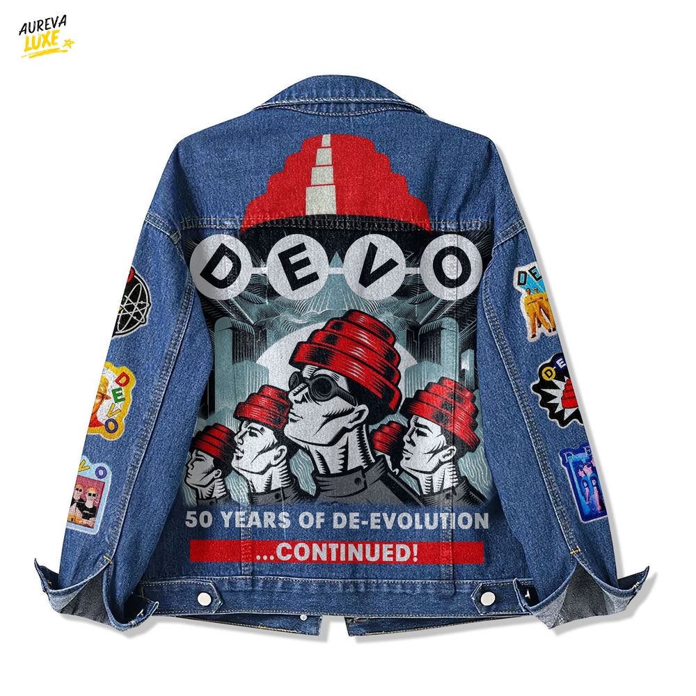 Devo Band Denim Jacket Devo Band Denim Jacket