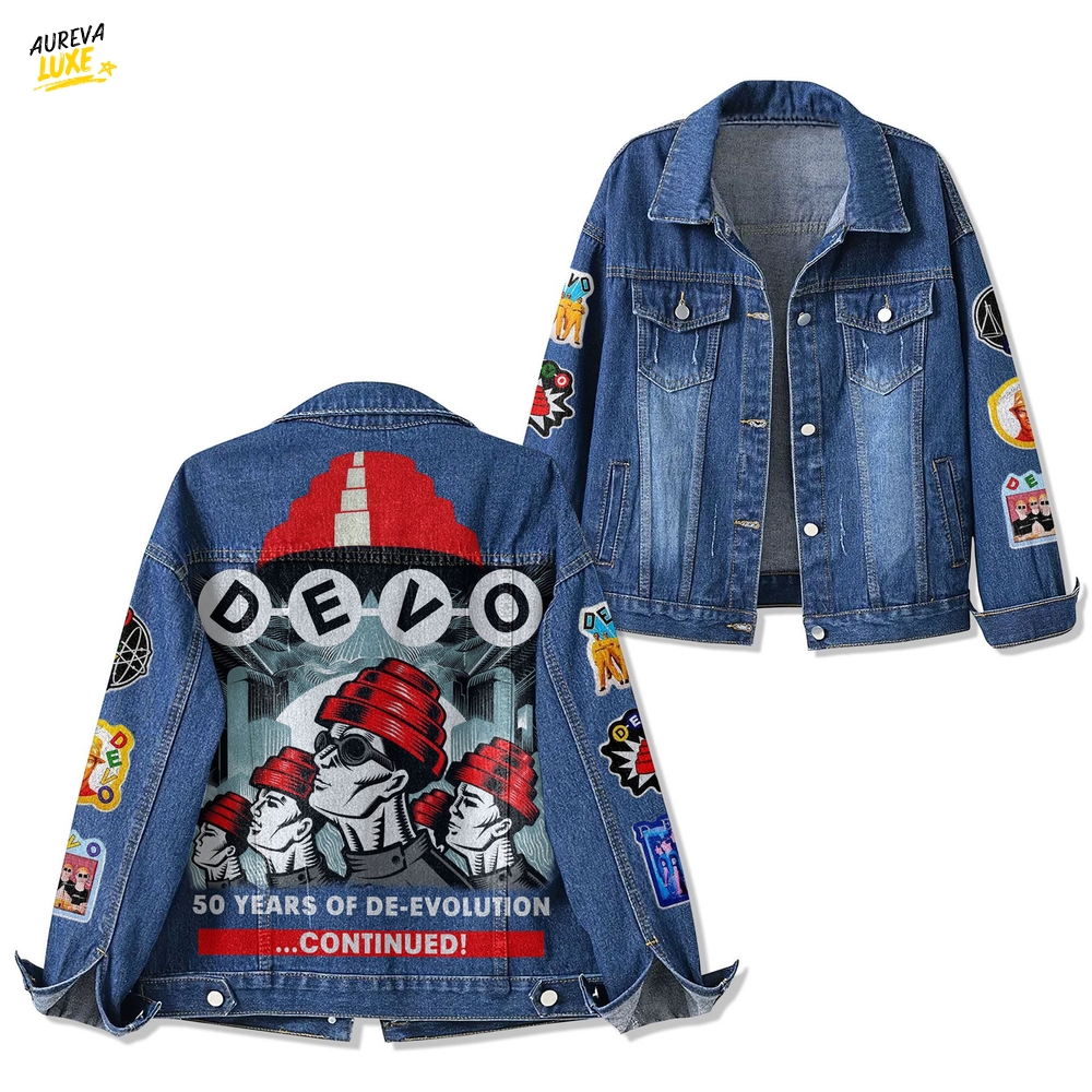 Devo Band Denim Jacket Devo Band Denim Jacket