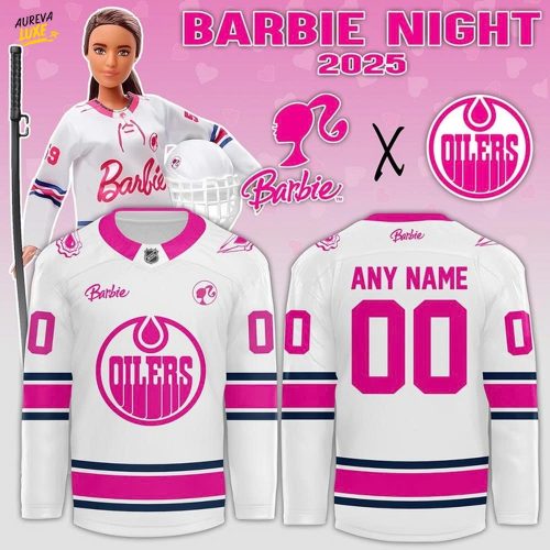 Edmonton Oilers x Barbie Night Limited Hockey Jersey 2025
